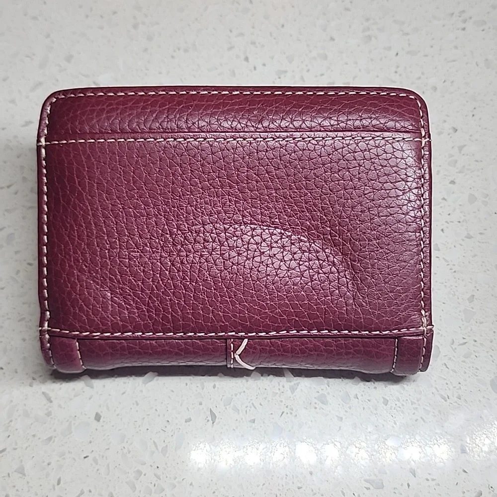 Brighton Vintage Pebble Leather Fold Wallet - Picture 3 of 10